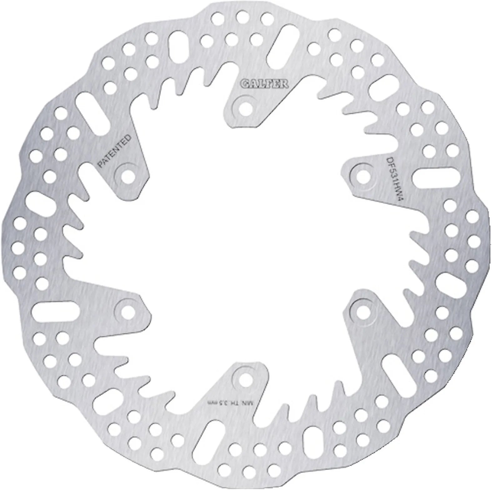 Bremsscheibe Hinten Starr Shark - Galfer Kompatibel Mit Fantic Motor Xef 250 4T Black (2024)