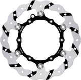 Front Floating Oversized Grooved Wave Brake Disc - Galfer Compatible With Husqvarna 250 Tc (2014)