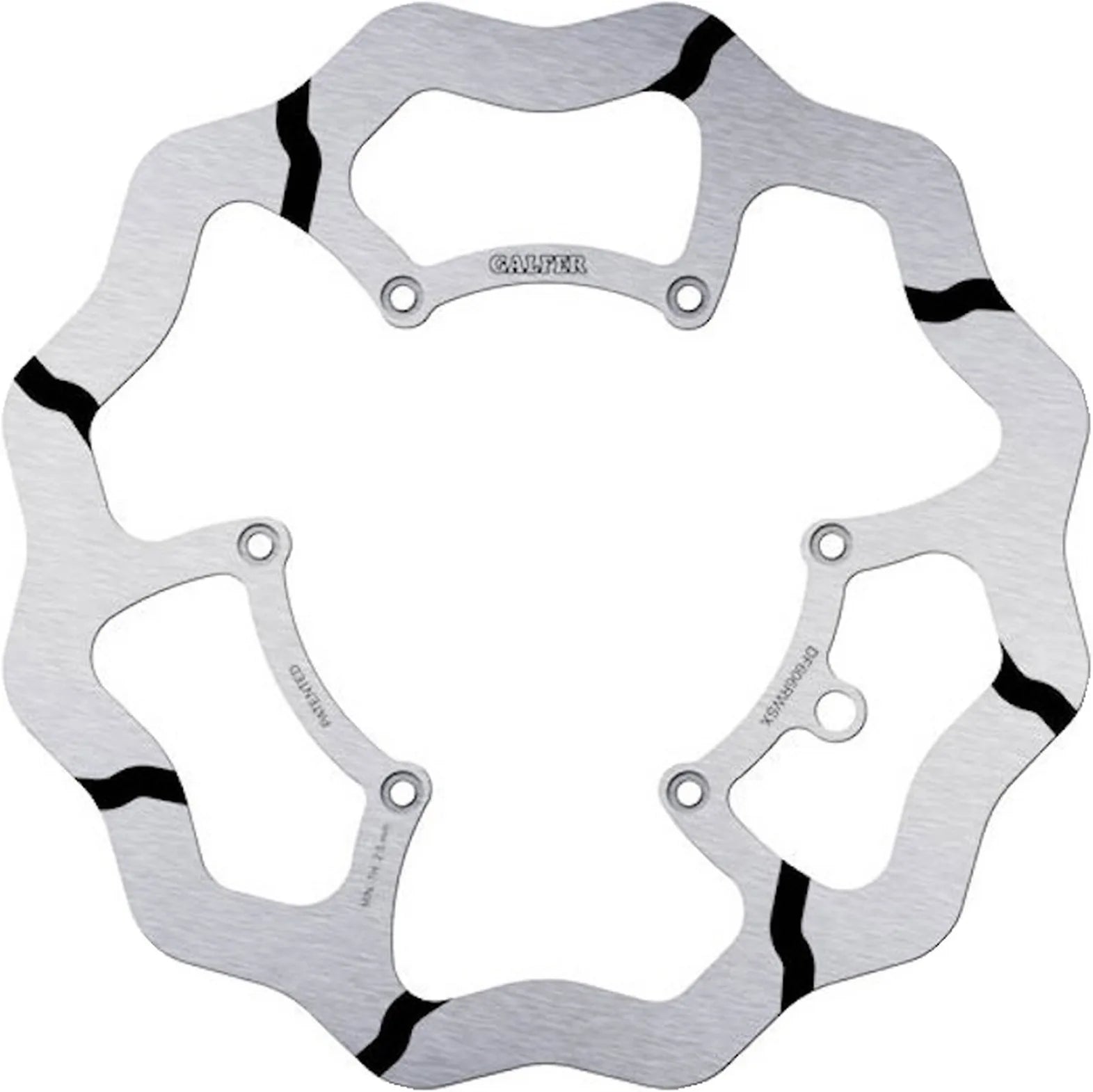 Bremsscheibe Vorne Starr Oversize Grooved Wave - Galfer Kompatibel Mit Husaberg 390 Fe (2010)