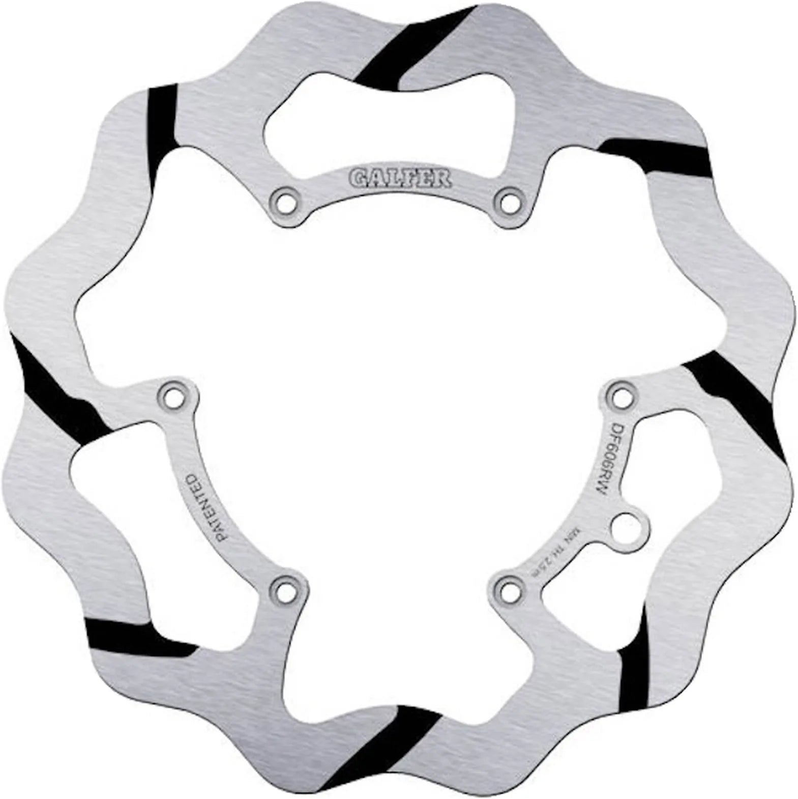 Front Fixed Grooved Wave Brake Disc - Galfer Compatible With Husqvarna 250 I Te (2017)