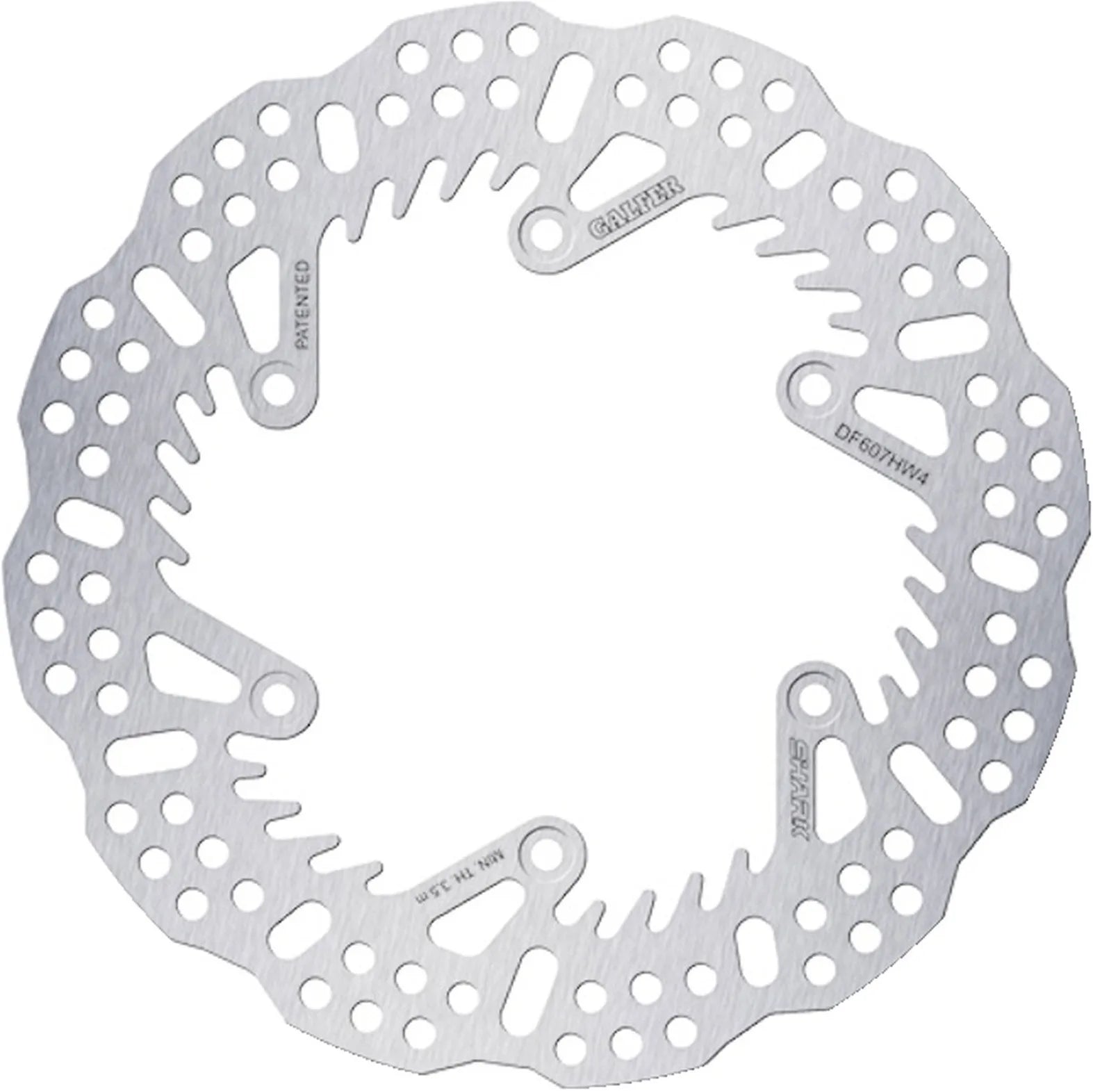 Rear Fixed Shark Brake Disc - Galfer Compatible With Ktm 525 Sx (2003)