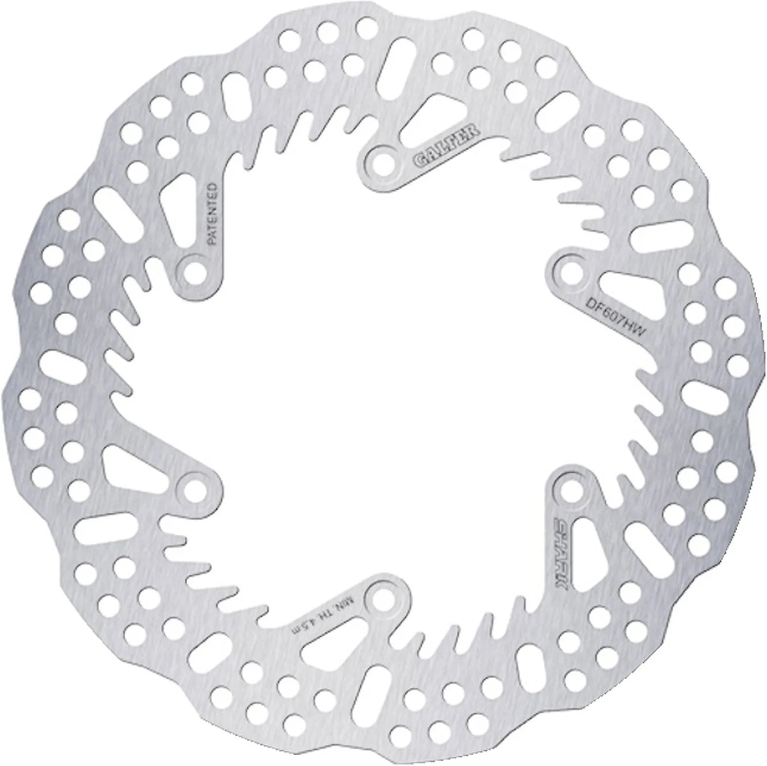Rear Fixed Shark Brake Disc - Galfer Compatible With Ktm 500 Mx (1989-1991)