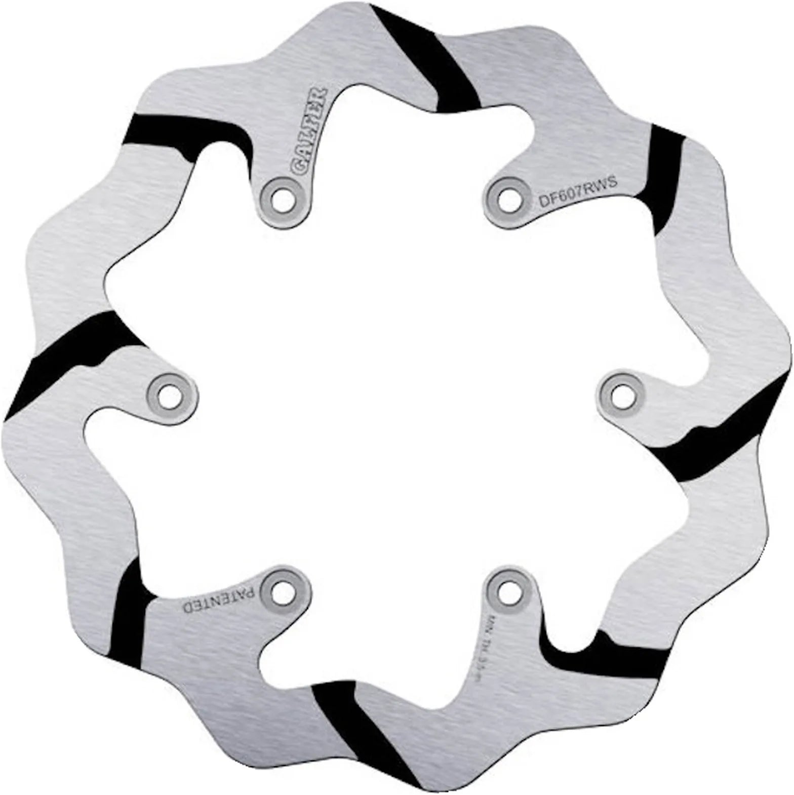 Rear Fixed Oversized Grooved Wave Brake Disc - Galfer Compatible With Stark Varg Ex (2025)