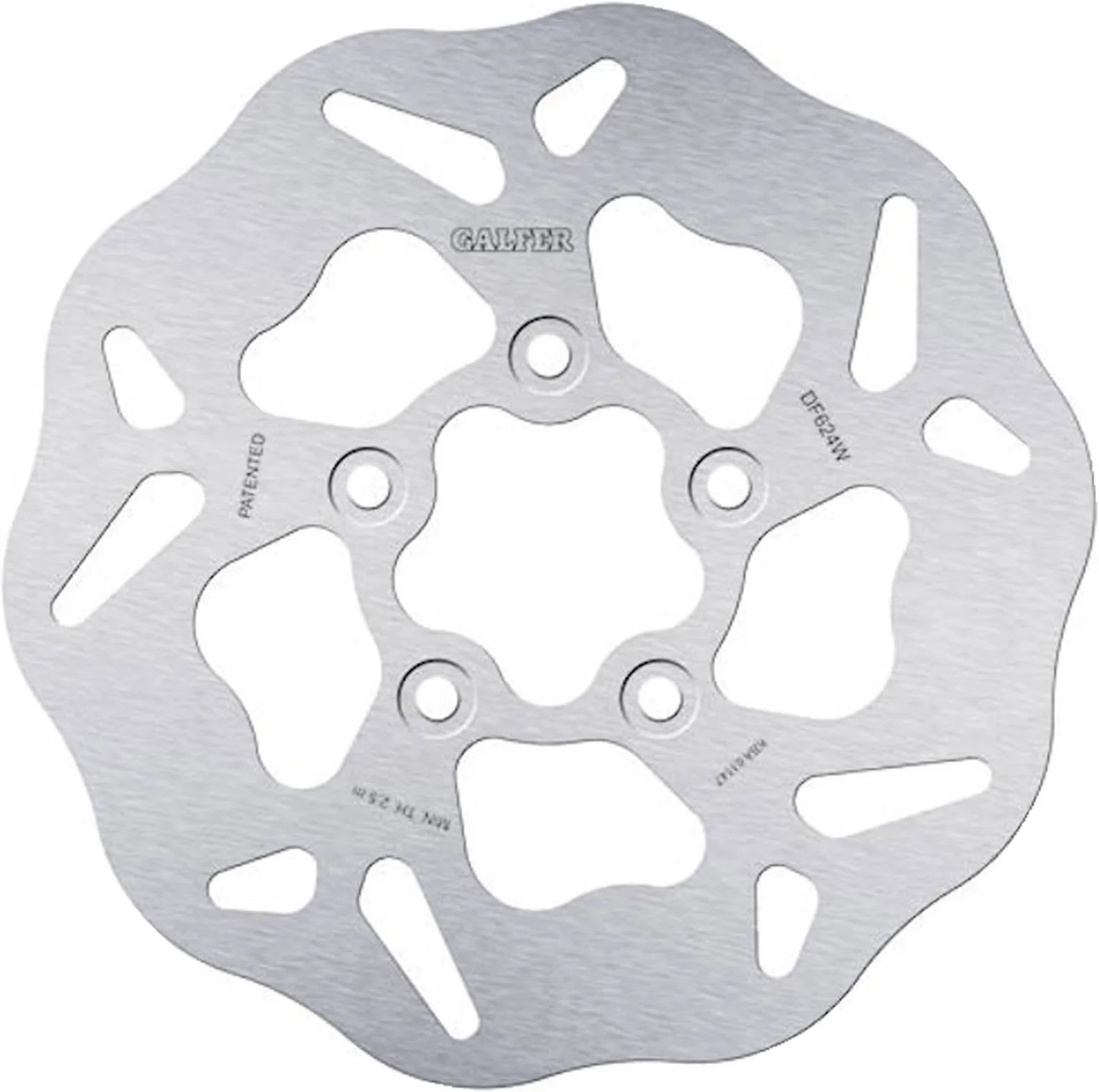 Front Fixed Wave Brake Disc - Galfer Compatible With Italjet Formula Lc 50