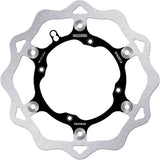 Front Floating Oversized Wave Brake Disc - Galfer Compatible With Husqvarna 125 Sm S