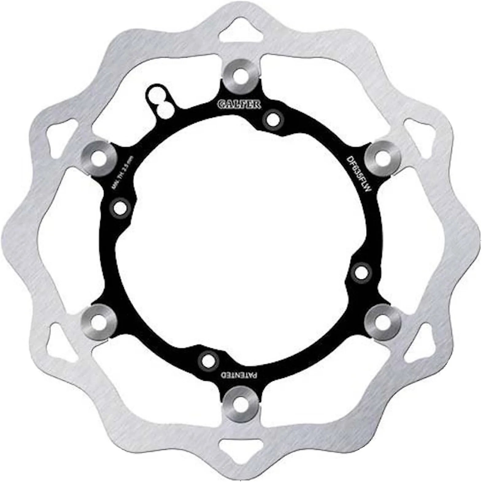 Front Floating Wave Brake Disc - Galfer Compatible With Husqvarna 300 Wr (2009)