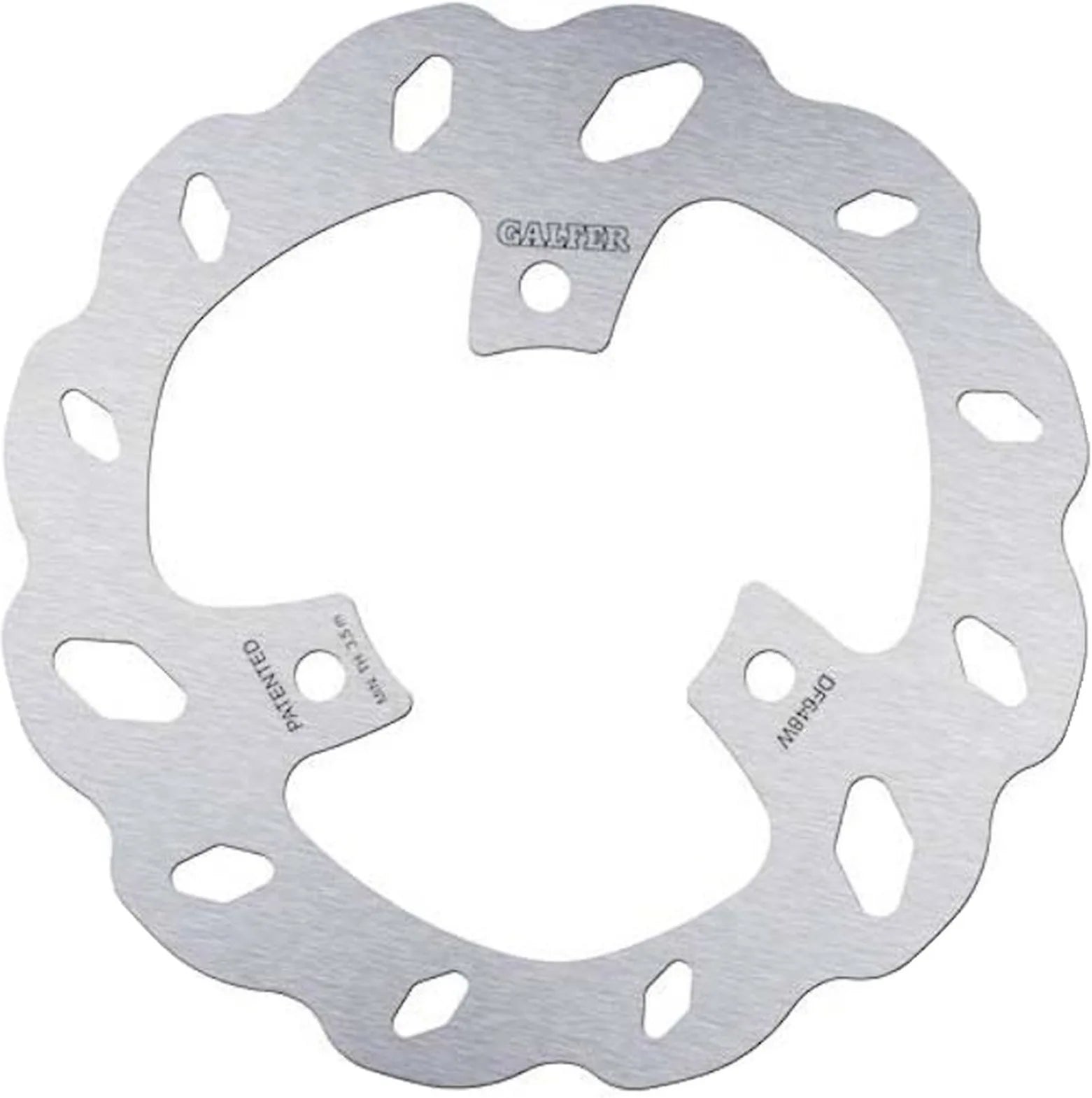 Bremsscheibe Hinten Starr Wave - Galfer Kompatibel Mit Aprilia Atlantic 200 (2003)
