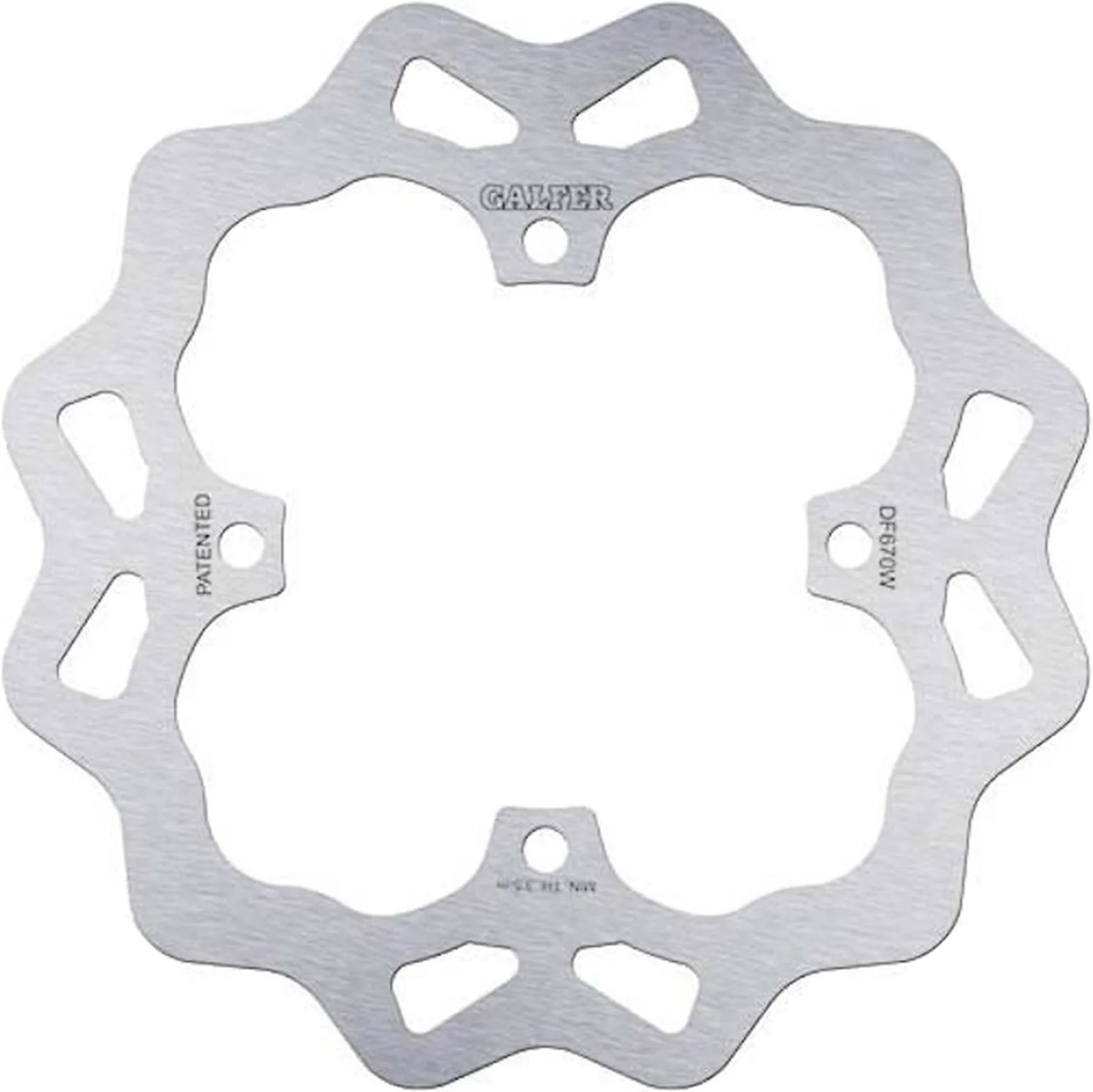 Rear Fixed Wave Brake Disc - Galfer Compatible With Sherco 3.0 Sef-R Isde 300 (2012)