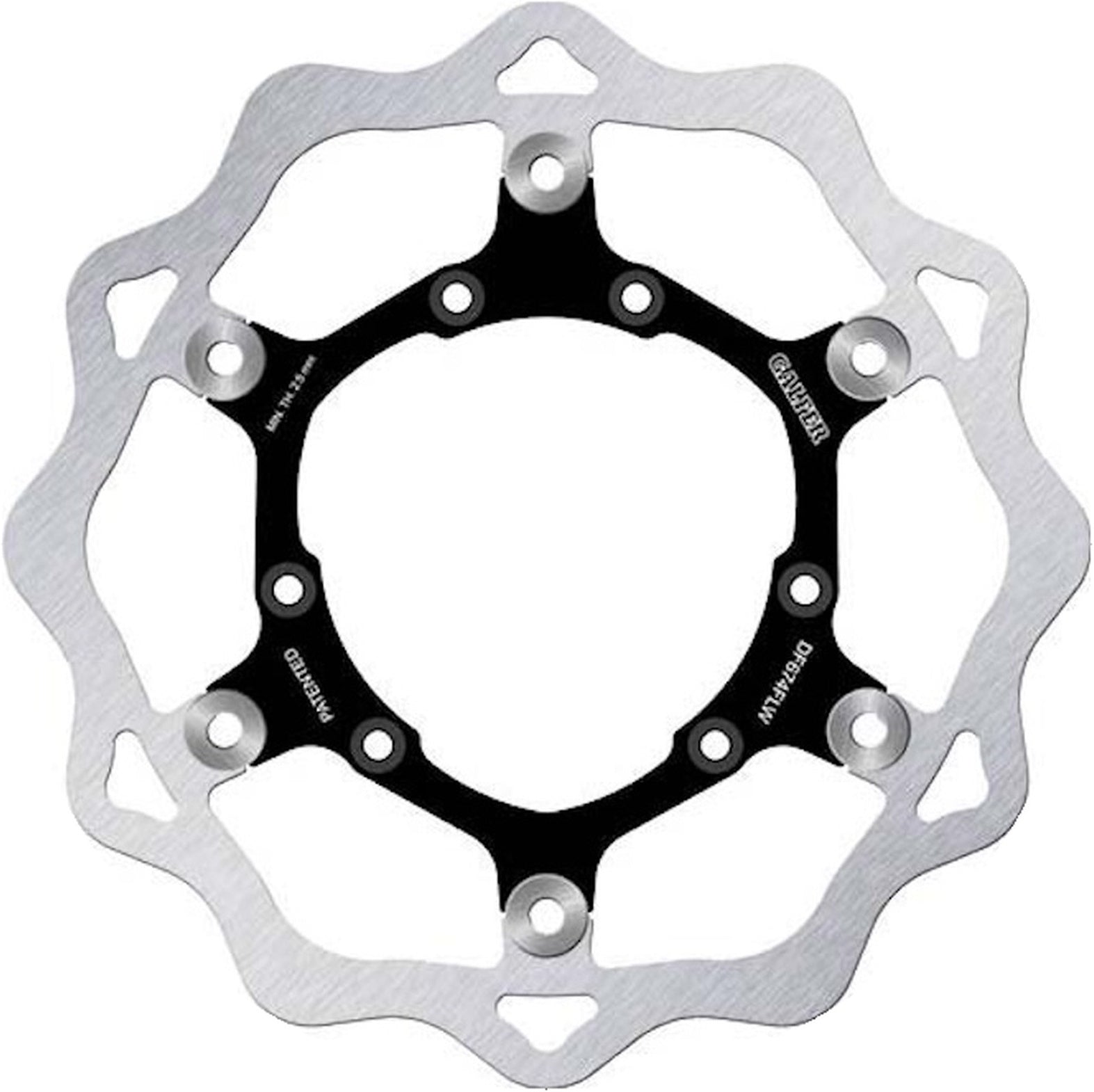 Front Floating Wave Brake Disc - Galfer Compatible With Bultaco Lobito 50 (1999)