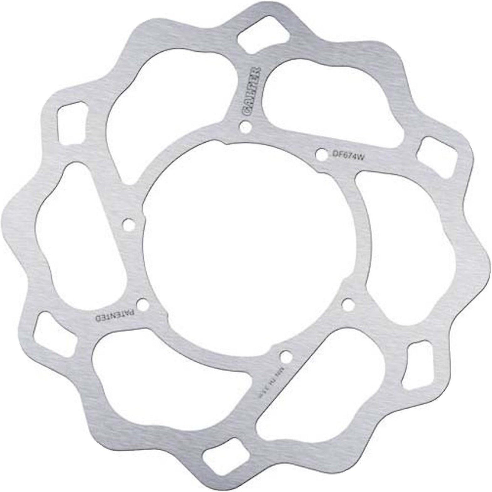 Front Fixed Wave Brake Disc - Galfer Compatible With Bultaco Lobito 50 (1999)