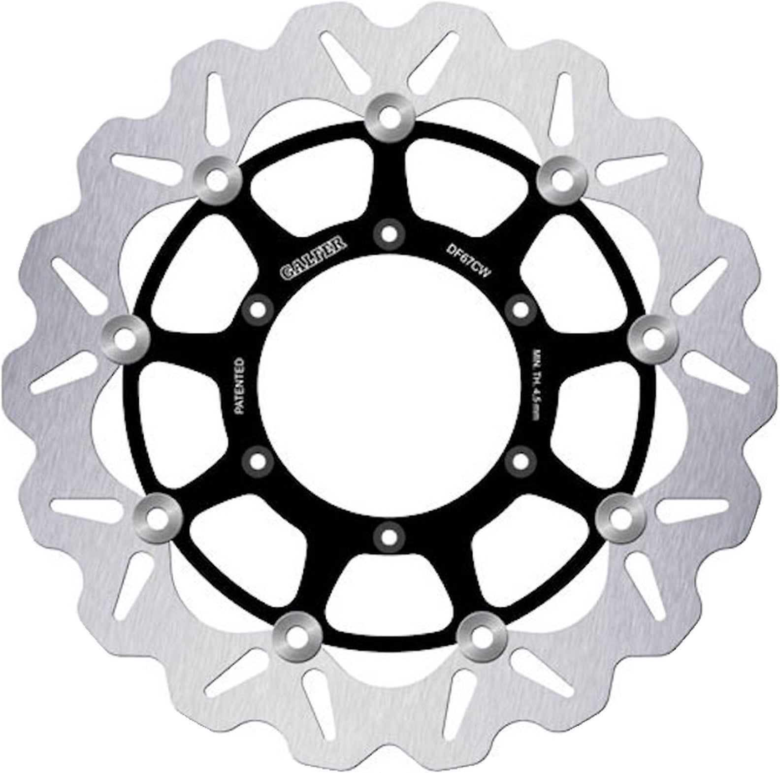 Front Floating Wave Brake Disc - Galfer Compatible With Ajp Pr 4 125 Sm - Pro (2010)