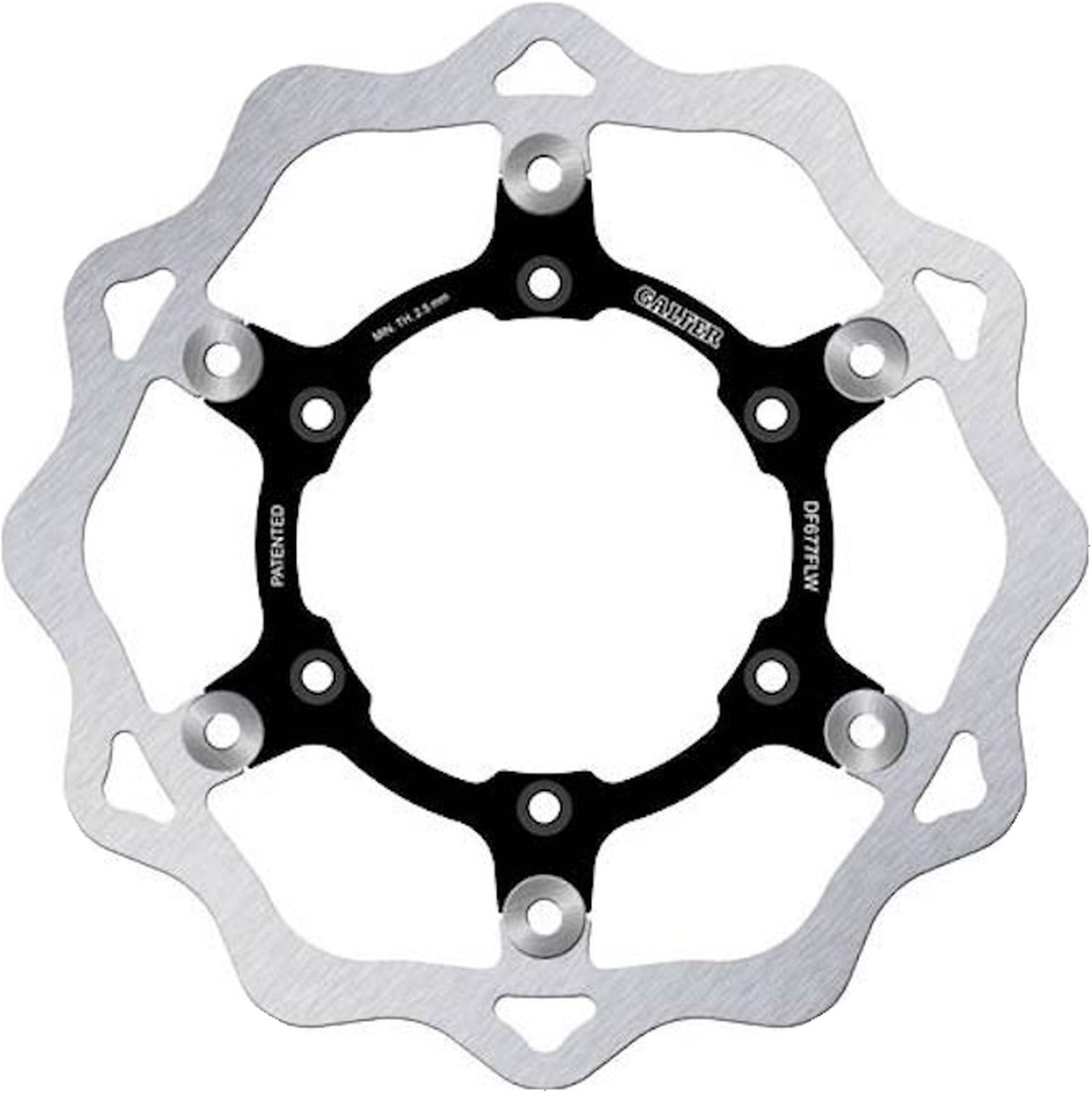 Front Floating Wave Brake Disc - Galfer Compatible With Ajp Enduro 250 (2005)