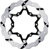 Front Floating Oversized Grooved Wave Brake Disc - Galfer Compatible With Gasgas Enducamp 400 4T (2005)