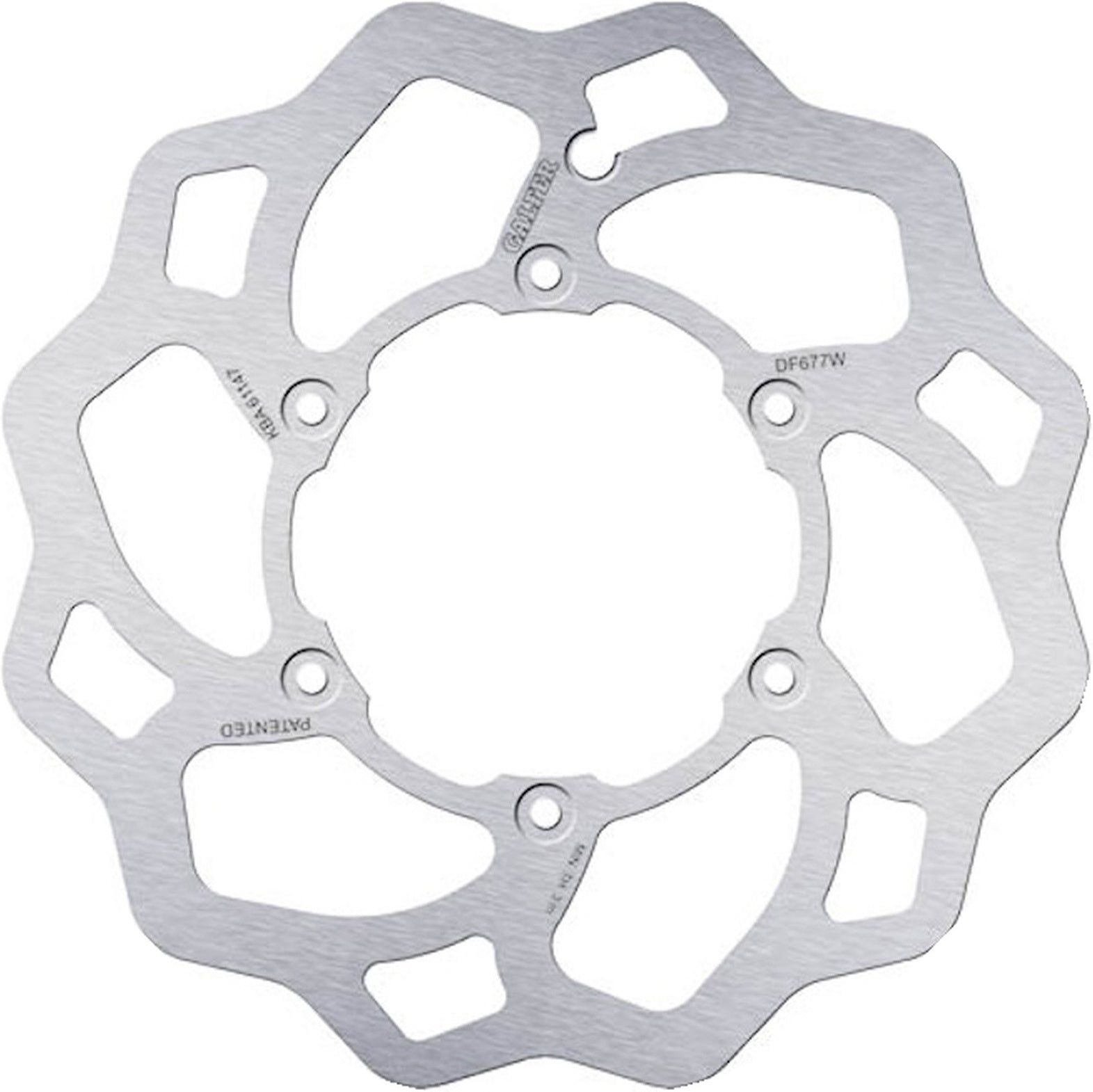 Front Fixed Wave Brake Disc - Galfer Compatible With Ccm 604 E Super Motard (1998-2003)