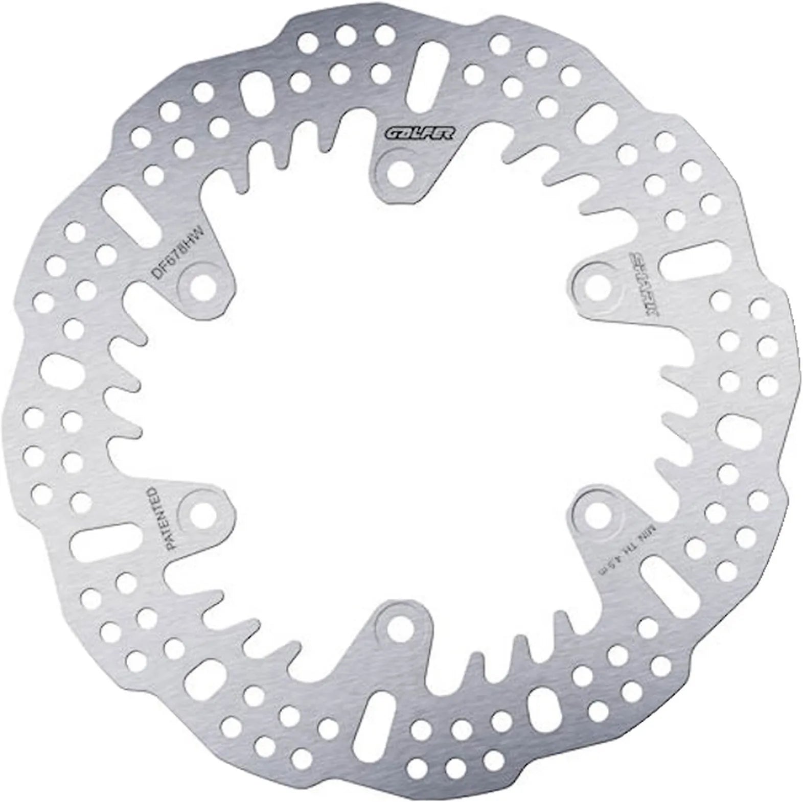 Bremsscheibe Hinten Starr Shark - Galfer Kompatibel Mit Gasgas Ec 125 (2015-2020)
