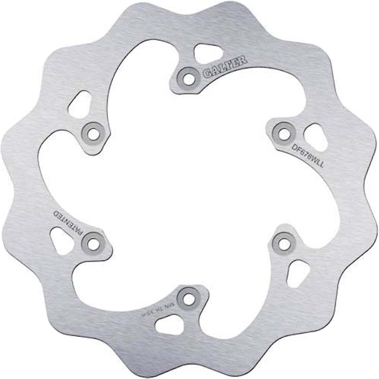 Rear Fixed Wave Brake Disc - Galfer Compatible With Ajp Pr 4 200 Sm - Pro (2010)