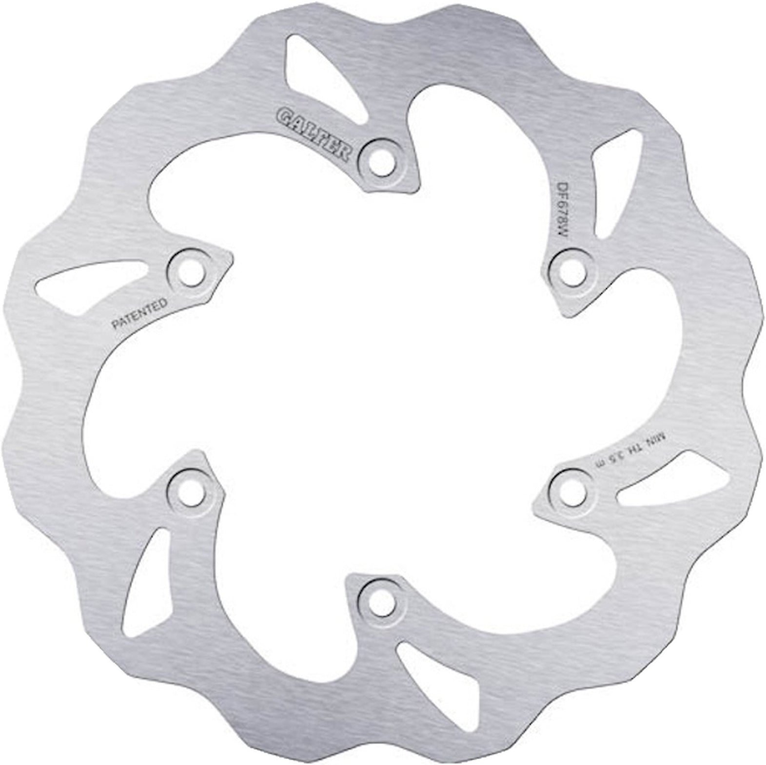 Rear Fixed Wave Brake Disc - Galfer Compatible With Ajp Pr 4 200 Sm - Pro (2010)