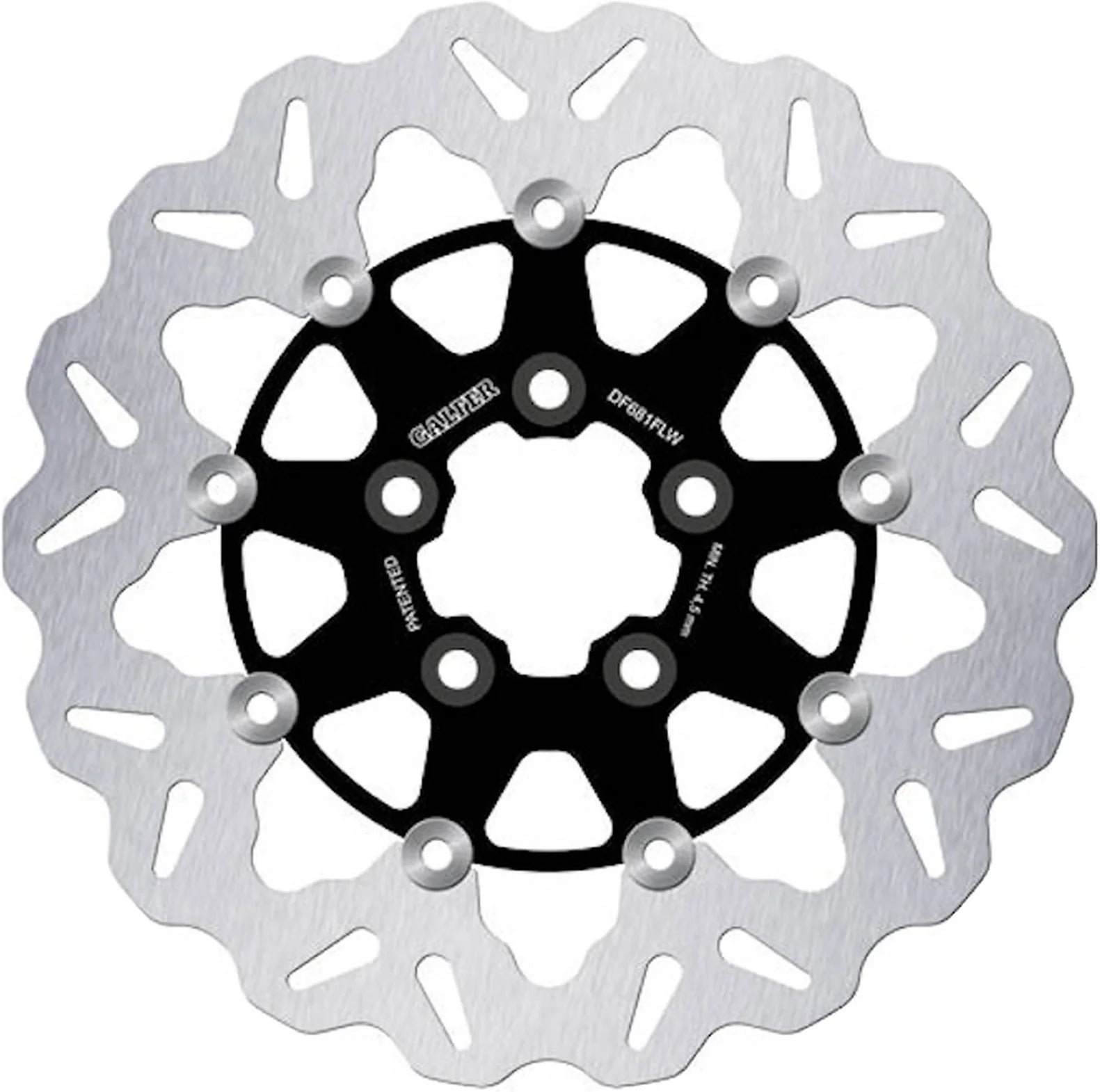 Bremsscheibe Hinten Schwimmend Wave - Galfer Kompatibel Mit Harley-Davidson Vrscx 1450 (2007)