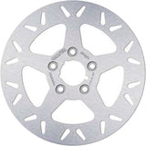 Rear Fixed Round Brake Disc - Galfer Compatible With Harley-Davidson Fxdwgi Dyna Wide Glide Cast Wheel 1450 (1993-1999)