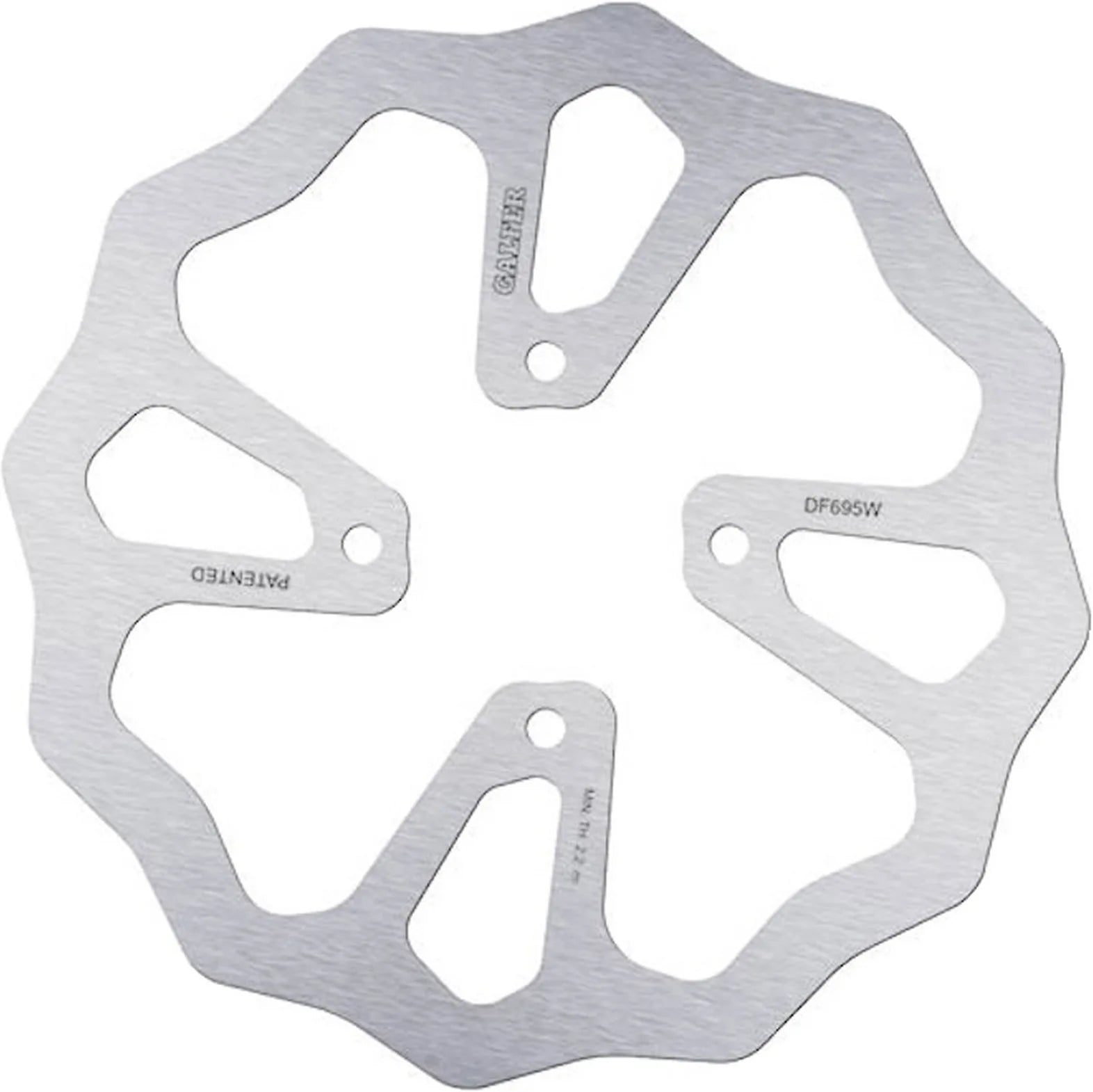 Bremsscheibe Hinten Starr Wave - Galfer Kompatibel Mit Gasgas Mc 65 (2023-2024)