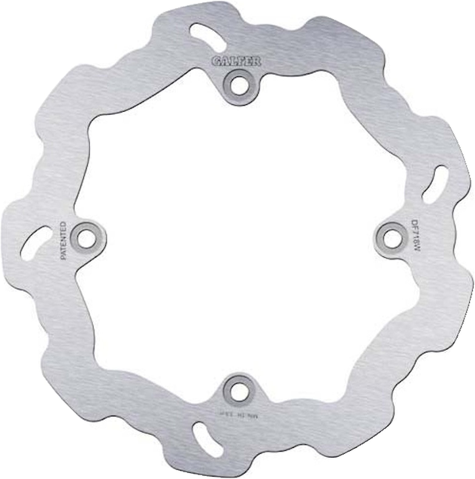 Rear Fixed Wave Brake Disc - Galfer Compatible With Cannondale Xc 400 (2001)