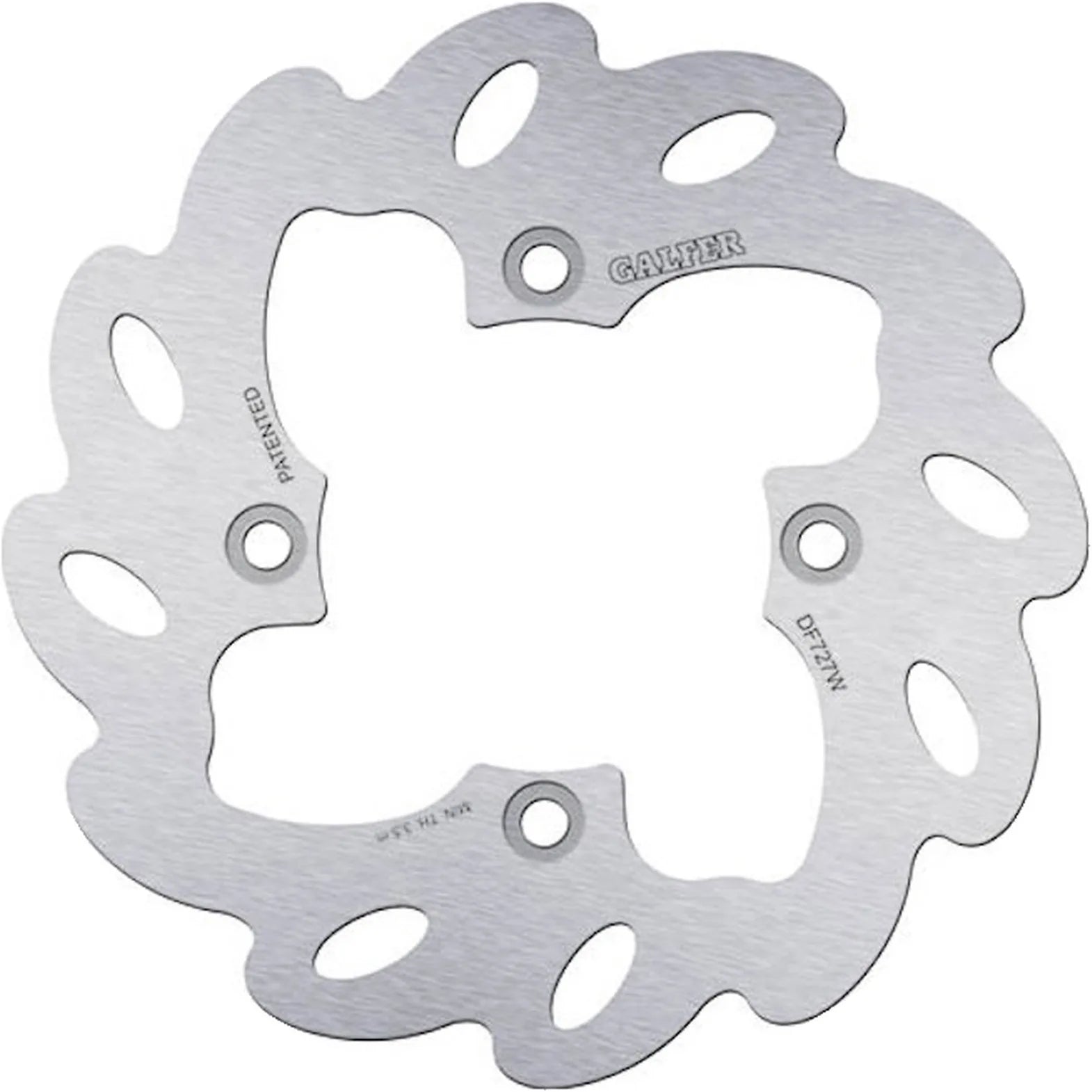 Bremsscheibe Hinten Rechts Starr Wave - Galfer Kompatibel Mit Bombardier Ds 650 - Baja