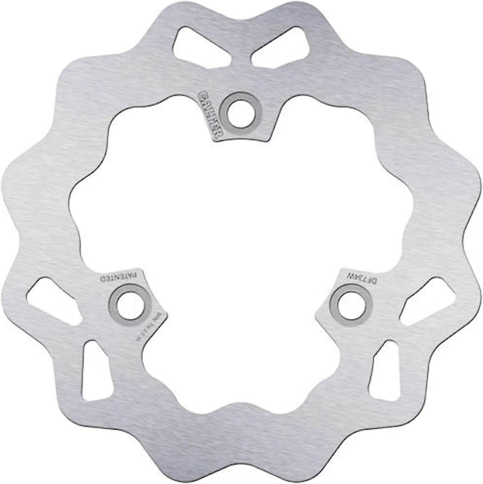 Rear Right Fixed Wave Brake Disc - Galfer Compatible With Suzuki Lt R 450 (2006)