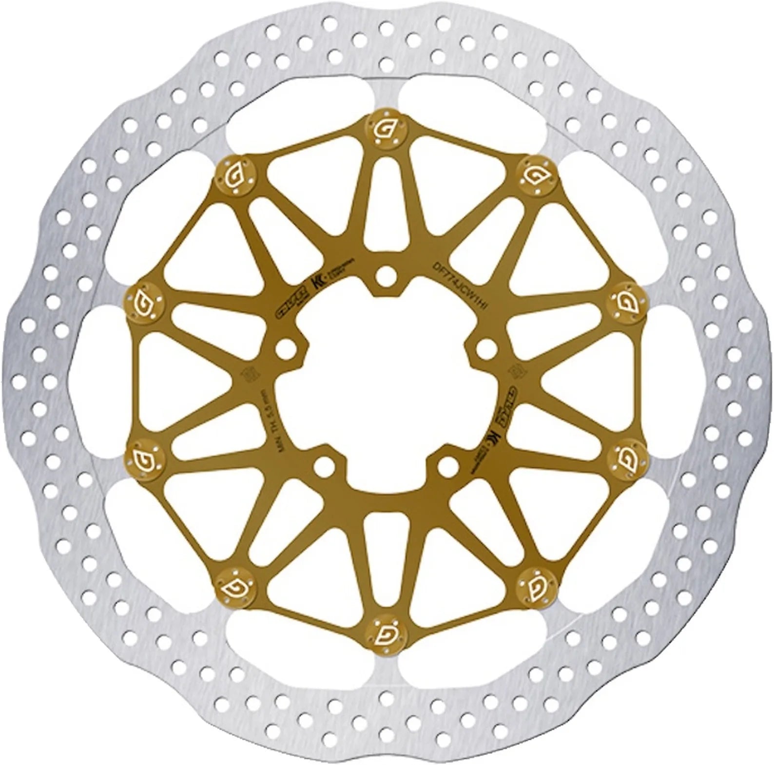 Bremsscheibe Vorne Floatech Racing Wave - Galfer Kompatibel Mit Ducati 1299 Panigale Superleggera (2017)
