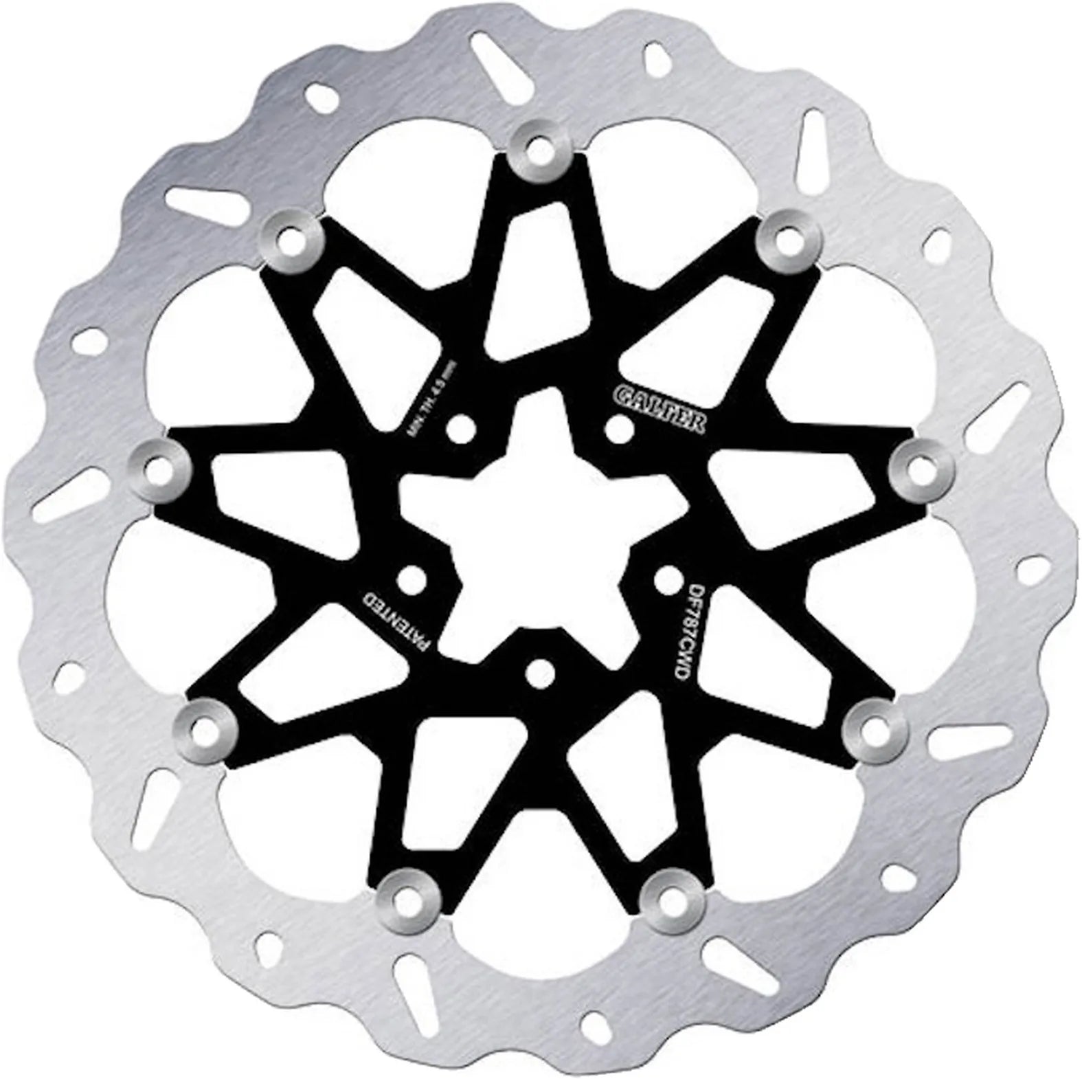 Bremsscheibe Vorne Schwimmend Wave - Galfer Kompatibel Mit Gasgas Supermoto 700 (2022)
