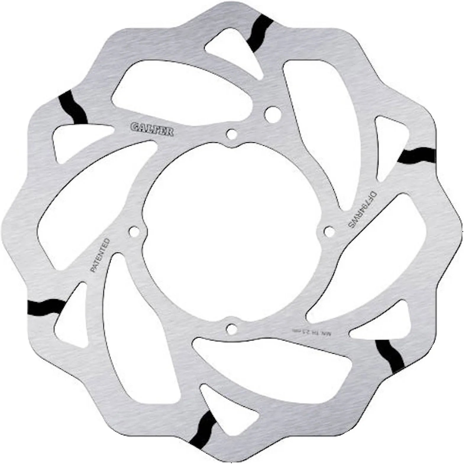Bremsscheibe Vorne Starr Oversize Grooved Wave - Galfer Kompatibel Mit Gasgas Mc 85 19-16 (2021-2023)