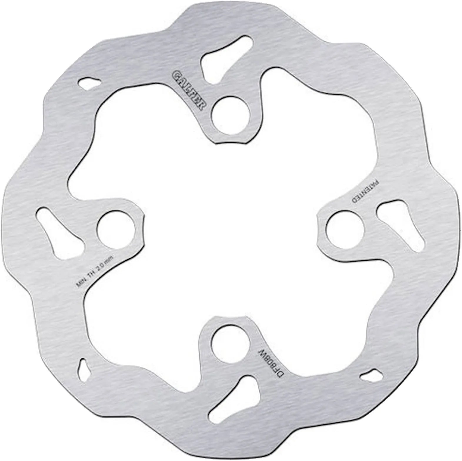 Front Fixed Wave Brake Disc - Galfer Compatible With Jotagas Jtg 250 (2014)
