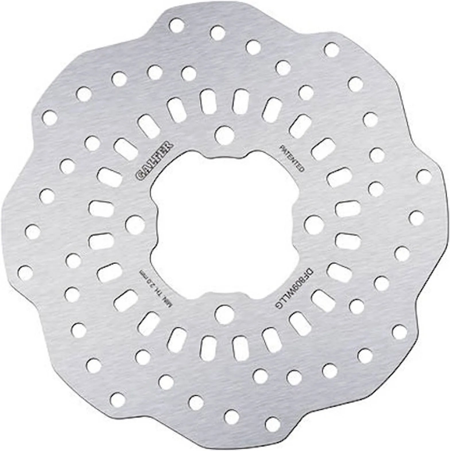 Rear Fixed Racing Wave Brake Disc - Galfer Compatible With Scorpa Twenty 250 (2015)