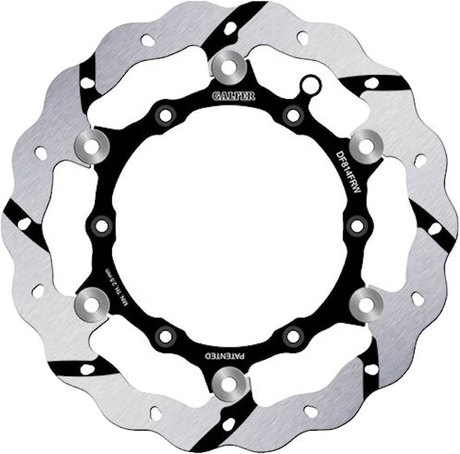 Bremsscheibe Vorne Schwimmend Grooved Wave - Galfer Kompatibel Mit Beta 400 Rr 4T Enduro (2013)