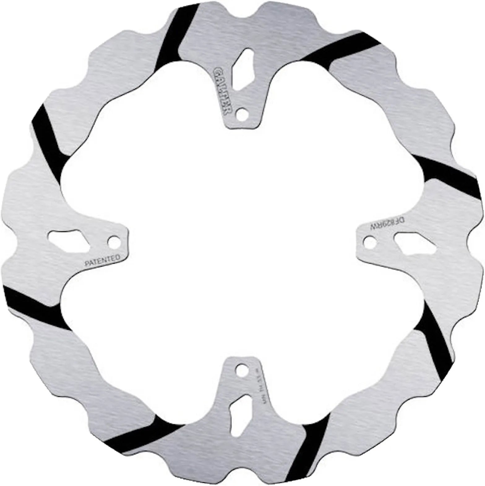 Rear Fixed Grooved Wave Brake Disc - Galfer Compatible With Tm Smx 660 F (2004-2014)