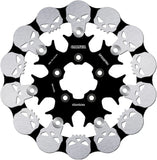 Bremsscheibe Vorne Schwimmend Skull - Galfer Kompatibel Mit Harley-Davidson Fxdf Fat Bob Cast Wheel 1450 (2008)