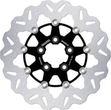 Rear Floating Wave Brake Disc - Galfer Compatible With Harley-Davidson Flhtp Electra Glide Std Police W / Agitator 1450 (2013)