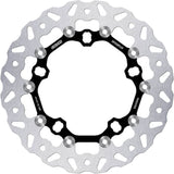 Front Floating Wave Brake Disc - Galfer Compatible With Harley-Davidson Flhtp Electra Glide Standard Police 1868 (2019-2020)