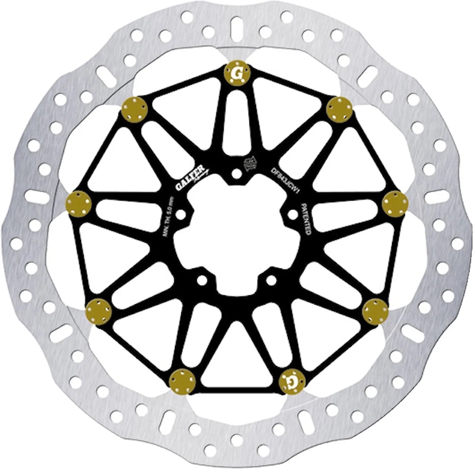 Bremsscheibe Vorne Floatech Racing Wave - Galfer Kompatibel Mit Cfmoto Mt 800 X (2024)