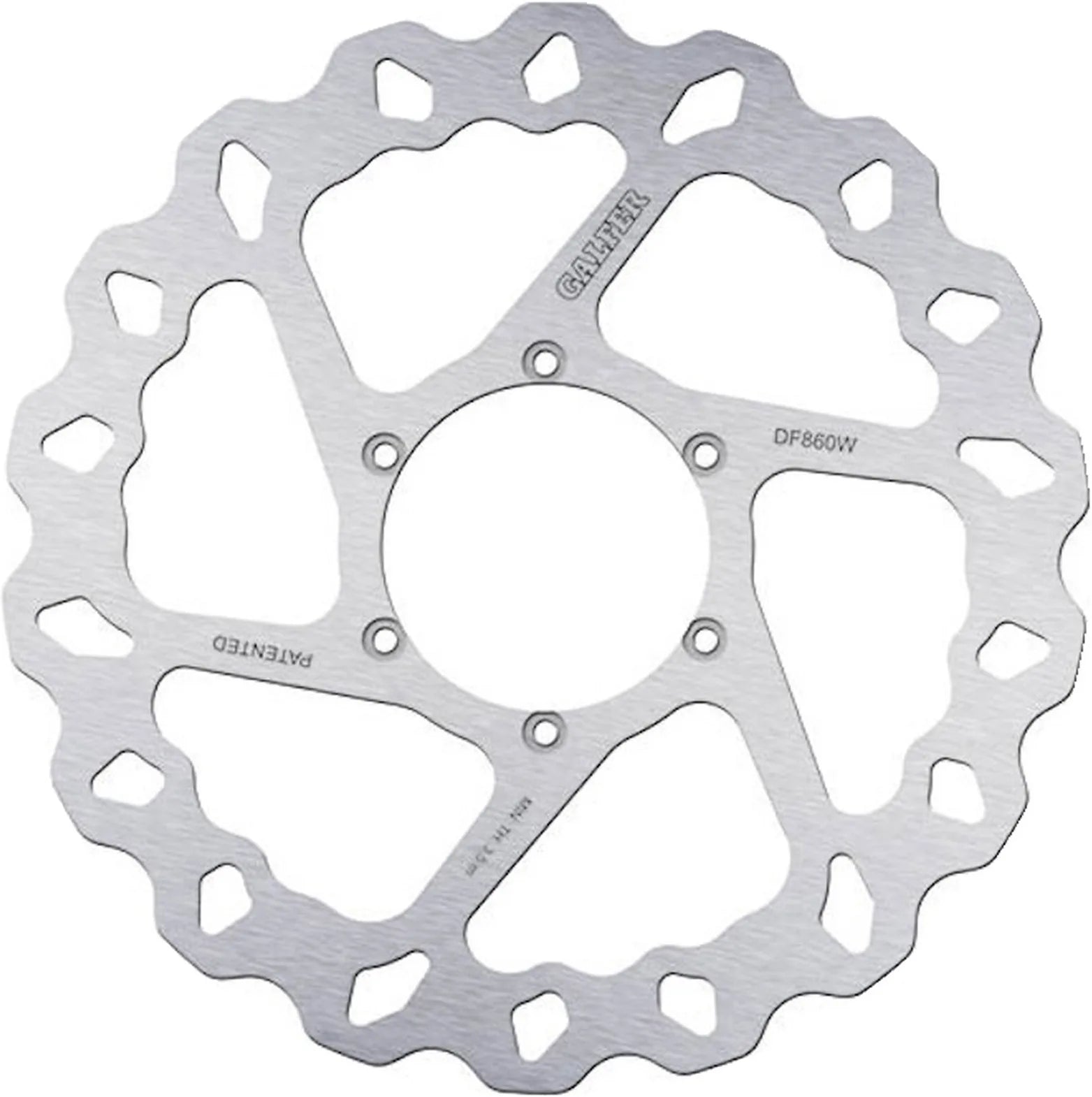 Front Fixed Wave Brake Disc - Galfer Compatible With Motorhispania Kn 1 Naked 125 (2010)