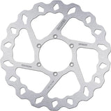 Front Fixed Wave Brake Disc - Galfer Compatible With Motorhispania Mh 7 Naked 125 (2007)