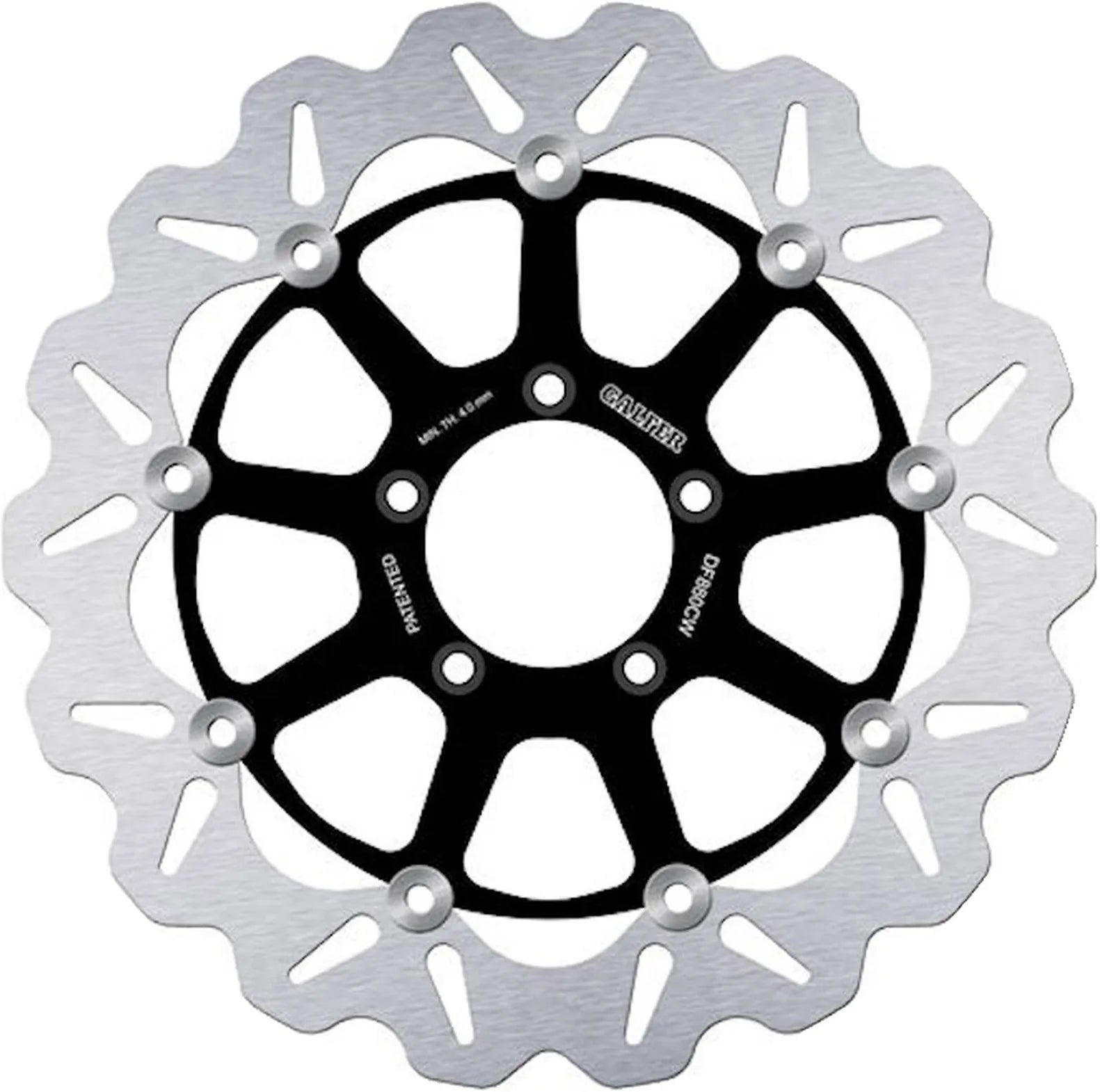Bremsscheibe Vorne Schwimmend Wave - Galfer Kompatibel Mit Ducati Monster S4Rs 998 (2006)