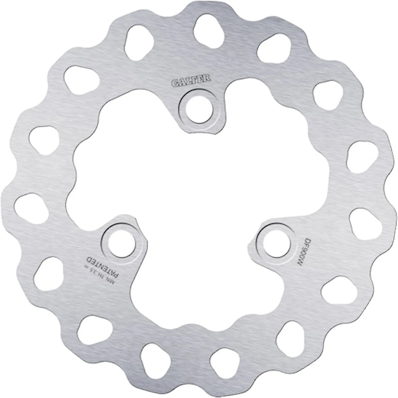 Rear Fixed Wave Brake Disc - Galfer Compatible With Malcor Mtr Super Racer R 190 (2023)