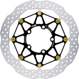 Front Floatech Racing Wave Brake Disc - Galfer Compatible With Triumph Bonneville Bobber Black 1200 (2018)