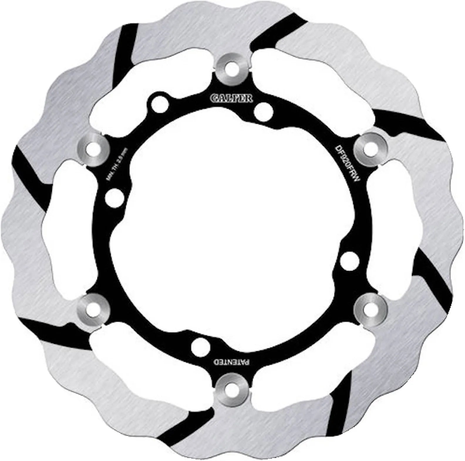 Front Floating Grooved Wave Brake Disc - Galfer Compatible With Sherco 250 Sef Factory (2024)