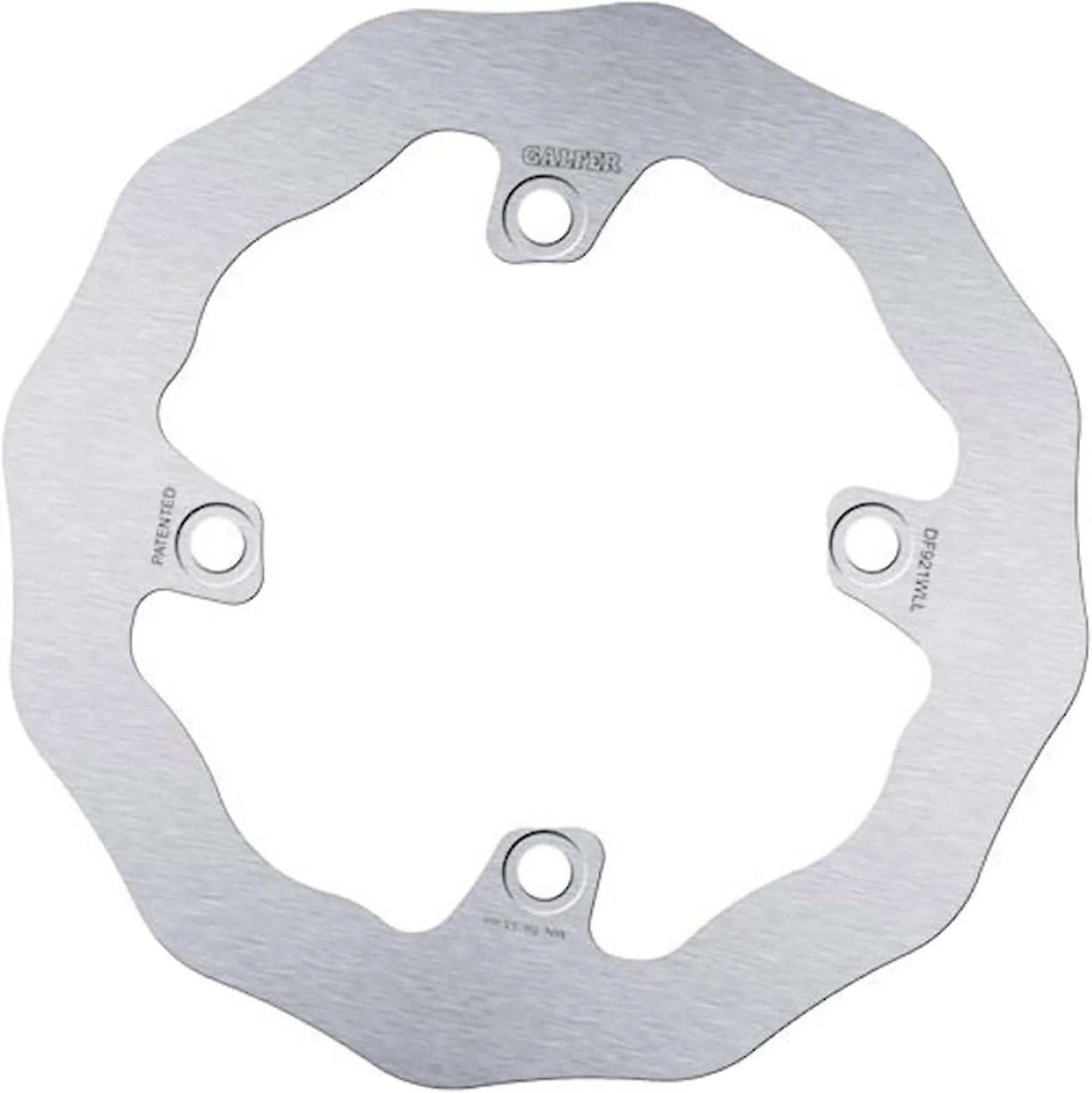 Rear Fixed Wave Brake Disc - Galfer Compatible With Sherco 300 Sef-R Fork Wp (2014)