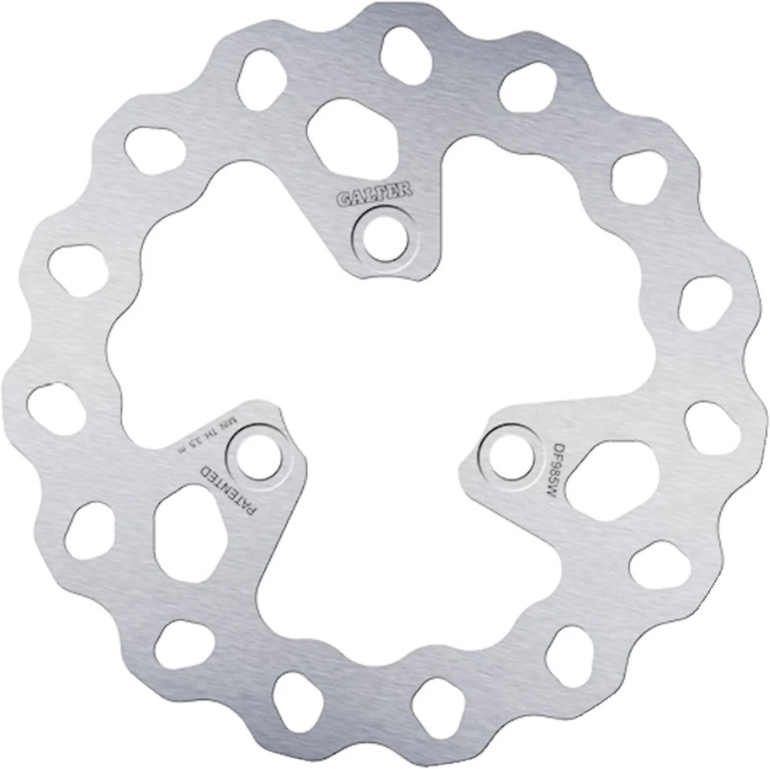Rear Fixed Pit Bike Wave Brake Disc - Galfer Compatible With Rav Naked 160 (2013)