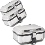 Trekker Dolomiti Aluminium Top Case + Side Cases - 90 Lt Trekker Dolomiti Aluminium - Givi Compatible With Suzuki An 650 Burgman - Executive (2013-2020)