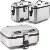 Trekker Dolomiti Aluminium Top Case + Side Cases - 102 Lt Trekker Dolomiti Aluminium - Givi Compatible With Royal Enfield Scram 411 (2022-2024)