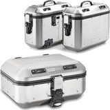 Topcase + Seitenkoffer Trekker Dolomiti Aluminium 102 Lt Trekker Dolomiti Aluminium - Givi Kompatibel Mit Triumph Bonneville T100 (2017-2022)