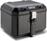Monokey Trekker Dolomiti Black Aluminium Top Case - 46 Lt Trekker Dolomiti Aluminium - Givi Compatible With Bmw R 1250 Gs (2019-2023)